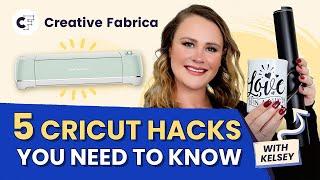 5 Cricut Hacks You MUST Know!  | Cricut Tips, Tricks, and Hacks