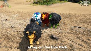 ARK Anunaki Genesis, Taking out the Dire pack, Let's Play, How to, Video