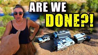 IS LIVING IN A CARAVAN TOO HARD ENVIROMENT? | OUTBACK AUSTRALIA OFFGRID SOLAR OFF ROAD