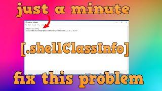 How to Fix Desktop Notepad File Open Auto|| Fix  [.ShellClassInfo] Windows 7|8|10 (Desktop.ini)