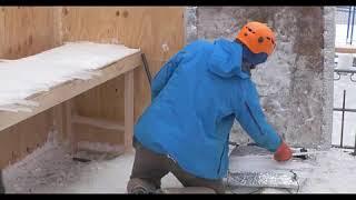 Dillon Ice Castles Construction