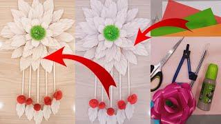 DIY Paper Flower Wall Hanging | creative expression art activities