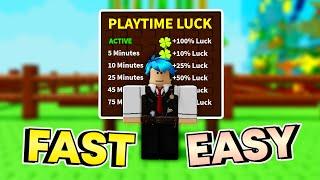 How To Activate Playtime Luck Fast & Easy! (Grow a Garden)