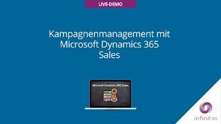 Webinar Kampagnenmanagement mit Microsoft Dynamics 365 Sales