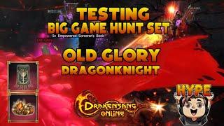 NEW OLD GLORY Mythic Set on Dragonknight! Big Game Hunt | Drakensang Online | singofficial