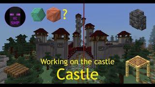 VoidCraft SMP S2 E7 working on the castle and planning out the mega storage room