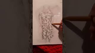 Day 2 of drawing things from this book! #Norman #prom #dress #art #pencil #shading #realism