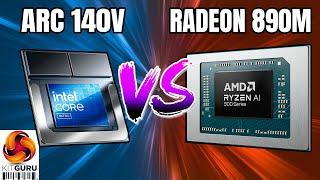 Intel Arc 140V vs Radeon 890M - Lunar Lake iGPU 1080p benchmarks!