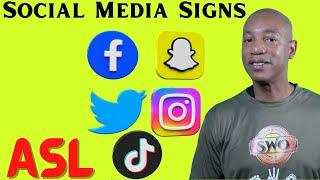 ASL: Social Media Signs in Sign Language | American Sign Language | Signing Time