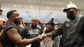 CashNasty finally meets LeBron James and got emotional