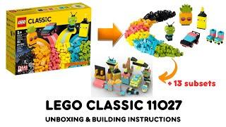 Lego classic 11027 ideas Unboxing and Building instructions