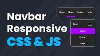 Responsive Navigationsleisten | HTML, Flexbox, JavaScript, CSS Tutorial Deutsch