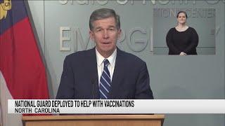 Gov. Cooper activates NC National Guard to help with COVID-19 vaccine distribution