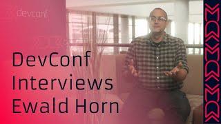 DevConf Interviews Ewald Horn [DevConf 2023]