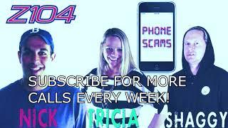 Bad house sitter! Z Morning Zoo Z104 Phone Scam Prank Call