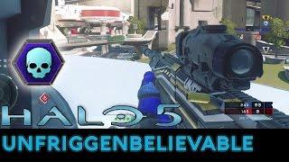 Halo 5: Guardians - 53-0 Unfriggenbelievable Warzone Gameplay with Pistol/BR/DMR/Sniper