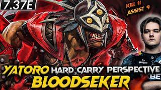 7.37E - Crazy Yatoro Bloodseeker Hard Carry - DOTA 2 (Full Gameplay with no commentary) #yatoro