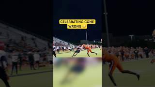 WHEN CELEBRATING EARLY GOES WRONG ‼️ #txhsfootball #texasfootball #ballislife