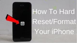 How To Hard Reset/Format Your iPhone | Legit Way!!