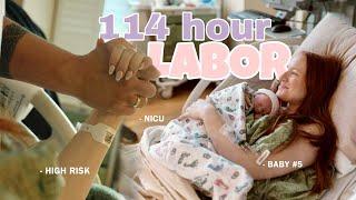 BIRTH VLOG *Real & Raw* Labor & Delivery of Our Fifth Baby!