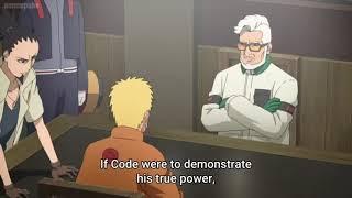 Amado tells Naruto that code is more powerful than Isshiki otsutsuki