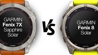 Fenix 7X Sapphire Solar vs Garmin Fenix 8 Solar Sapphire 51mm – Ultimate Smartwatch Comparison!