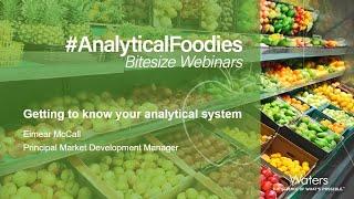 Gain efficiency by getting to know your analytical system | #AnalyticalFoodies Bitesize Webinar | 5