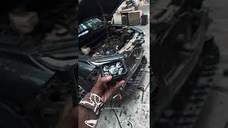 Toyota Hyryder Headlight Upgrade | Azoom TH-03 BI Focal Lamps | Jainam Car Decor Surat | 9409583998