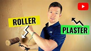 Learn How To Plaster A Wall (ROLLER METHOD REVEALED) | Plastering For Beginners