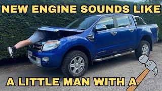 FITTING A REBUILT ENGINE TO OUR BROKEN FORD RANGER