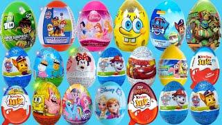 +30 SURPRISE EGGS BIG COMPILATION: PAW PATROL, PEPPA PIG, NINJA TURTLES, SPONGEBOB AND MORE