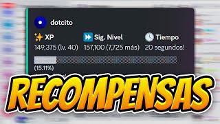 ¡Cómo Hacer el MEJOR SISTEMA de NIVELES en DISCORD! / Dar roles de Recompensas