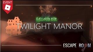 [ROBLOX] Escape Room - Twilight Manor [Hallows Eve Event]