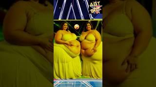 [America's Got Talent] Two big hybrid fat girl-woman Talent Show  #agtmagic