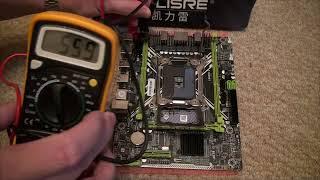 материнская плата Kllisre x79 LGA 2011 КЗ в цепи питания процессора