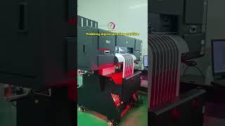 Webbing digital printing machine #zipping #webbing #lanyard