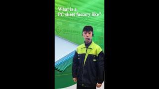 What is a polycarbonate sheet factory like?