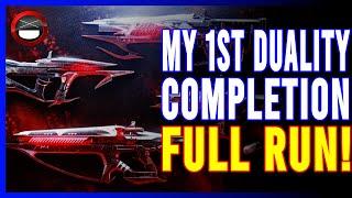 Destiny 2   My First Completion of the NEW Duality Dungeon! FULL Run No Commentary