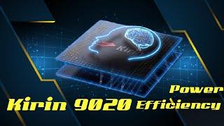 How Much Kirin 9020 is more power efficient than Kirin 9000s?