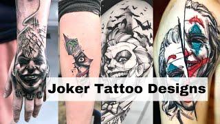 Best joker tattoos | Simple joker tattoo | Joker tattoo hand - Lets style buddy