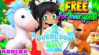 FINALLY *FREE* For EVERYONE!  Overlook Bay Roblox UPDATE