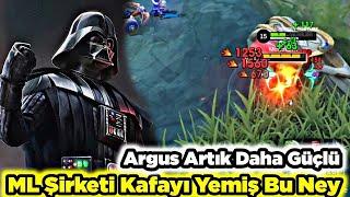 Mobile Legends Kafayı Yemiş Zaten Güçlü Olan Argus'u Daha da Güçlü Yapmışlar Yuh Be Artık En Güçlüsü