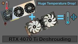 I Deshrouded My INNO3D GeForce RTX 4070 Ti X3 and Got AMAZING Results!