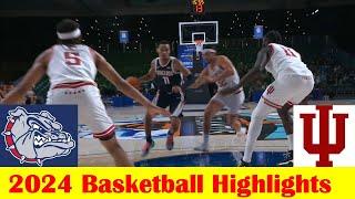 #14 Indiana vs #3 Gonzaga Basketball Game Highlights 11 28 2024