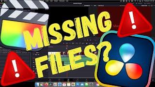 SONY FILES OFFLINE?? Here's a quick fix - FCPX to DaVinci Resolve 17