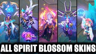 All 35 Spirit Blossom Skins Spotlight 2025 (League of Legends)