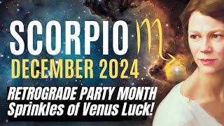 Venus Brings Luck to Money and Home  SCORPIO DECEMBER 2024 HOROSCOPE