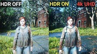 The Last Of Us 2 - HDR Vs No HDR (Graphics Comparison)
