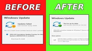 Fix All Windows Update Error Problems in Windows 11/10 (2024)