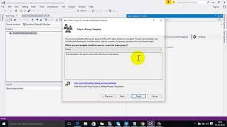 How to Create New Team Project in Team Foundation Server
